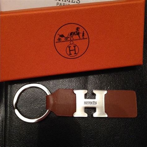 authentic hermes keychains